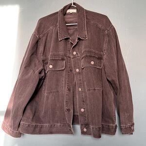 Madewell Flap-Pocket Jean Jacket Nostrand Wash (faded black) XXL